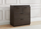 Rustic Grey (084) 66-Forever 4 Drawer Dresser with Changing Top and Interlocking Drawers - Naturals Collection