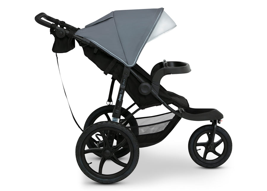 Grey (2148) 13-Jeep TurboGlyde Jogging Stroller