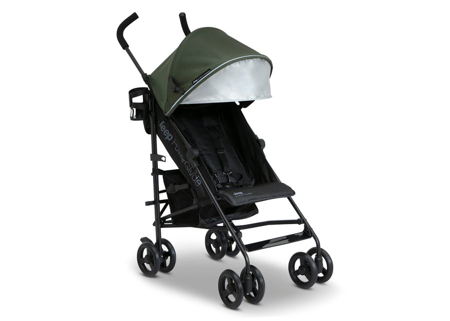 Olive Green (2365) 8-Jeep PowerGlyde Stroller
