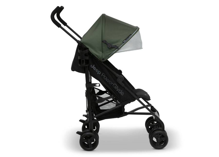 Olive Green (2365) 9-Jeep PowerGlyde Stroller