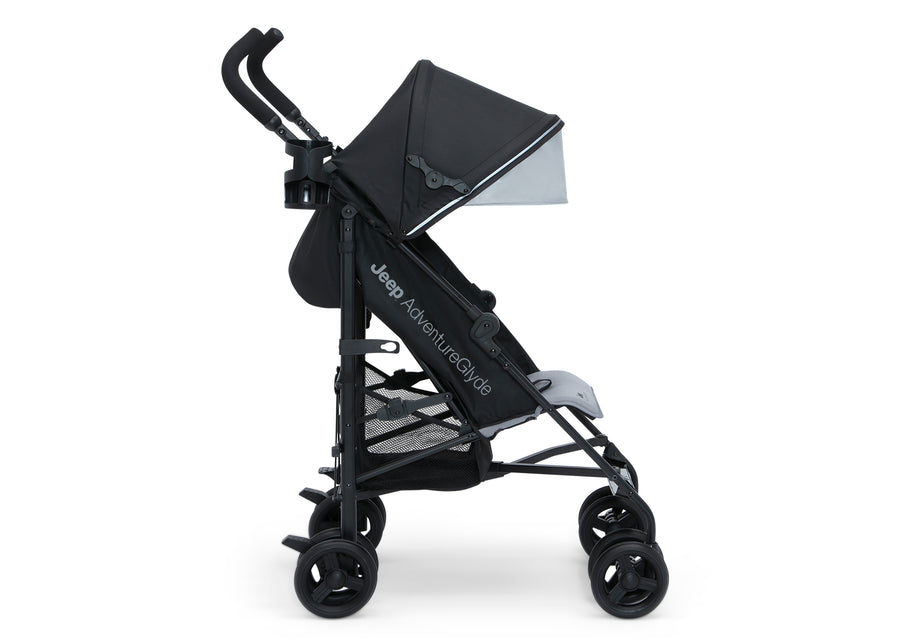 Black with Grey (2184) 3-Jeep AdventureGlyde Stroller by Delta Children