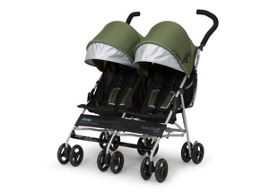 jeep double travel stroller Jeep TurboGlyde Plus Side by Side Double Stroller