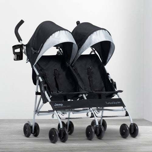 maclaren side by side double stroller Jeep TurboGlyde Side by Side Double Stroller