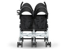 Black (2454) 8-Jeep TurboGlyde Side by Side Double Stroller