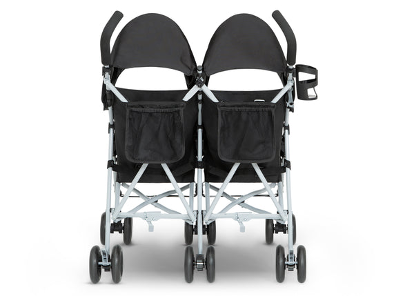 twin techno double stroller Jeep TurboGlyde Side by Side Double Stroller, Black (2454)