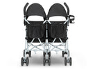 Black (2454) 11-Jeep TurboGlyde Side by Side Double Stroller