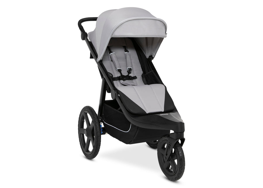 Soft Grey (2472) 2-Jeep PowerGlyde Pro Jogging Stroller