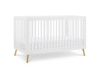 Bianca White with Natural (123) 26-Jordan 4-in-1 Convertible Crib