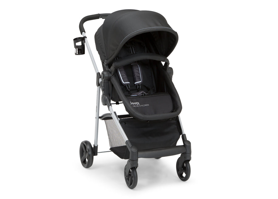 Black (001) 3-Jeep TurboGlyde 3-in-1 Stroller