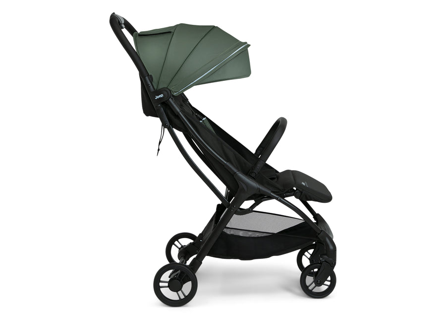 Black with Olive Green (2182) 20-Jeep Altitude Compact Everyday & Travel Stroller