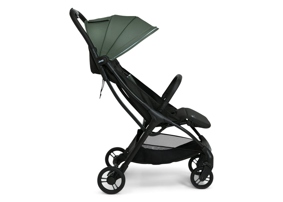 Black with Olive Green (2182) 21-Jeep Altitude Compact Everyday & Travel Stroller