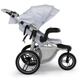 Grey Stripes (2359) 17-babyGap Trek Jogging Stroller