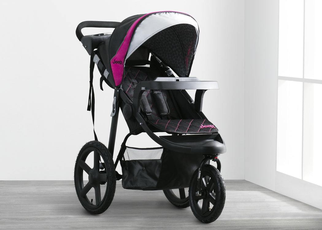 pink jeep jogging stroller Jeep® Deluxe Patriot Open Trails Jogger Stroller
