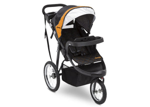 black and yellow jogging stroller Jeep® Deluxe Patriot Open Trails Jogger Stroller