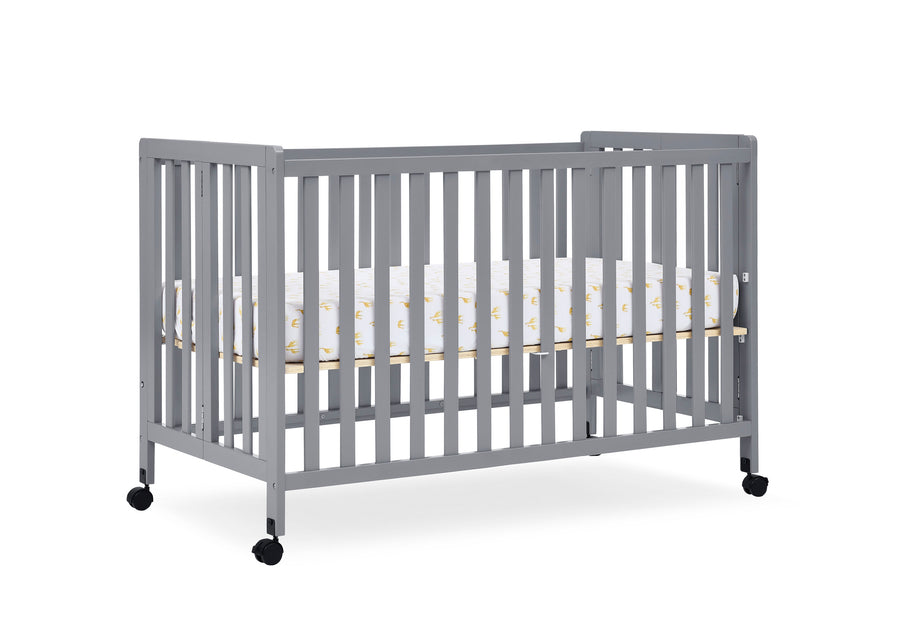 Grey (026) 29-Aria Full Size Portable Folding Crib