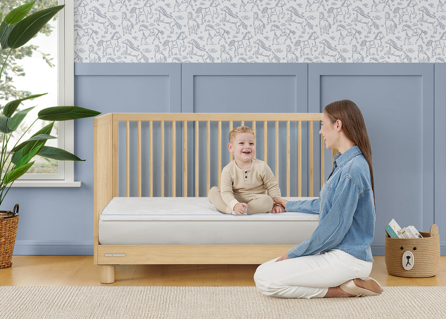 No Color (NO) 1-Breeze Breathable Crib Mattress Topper