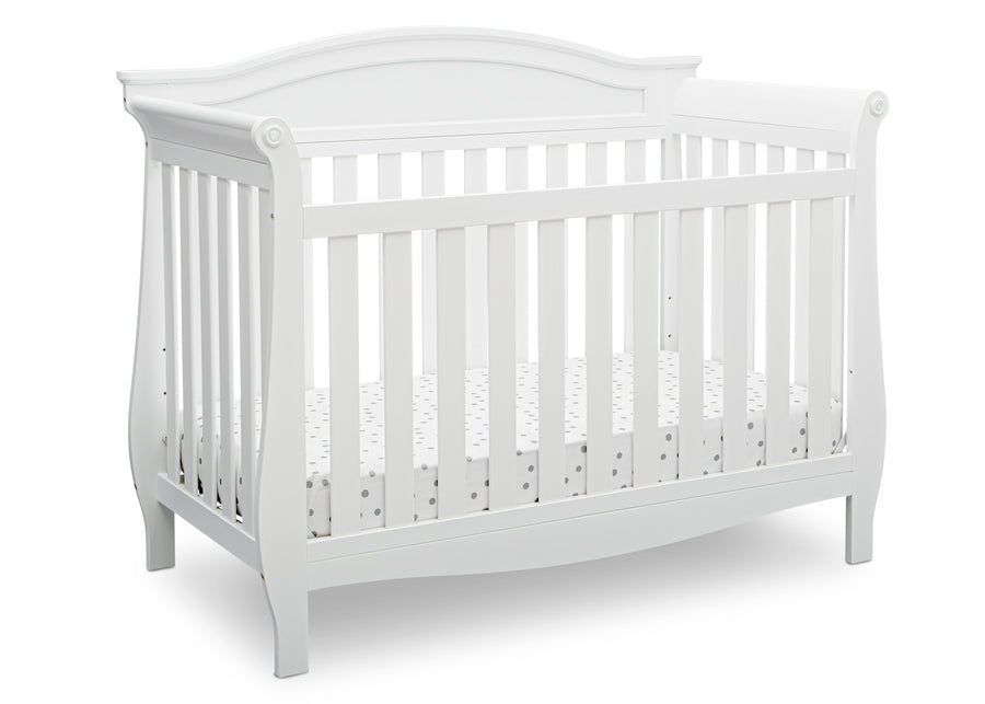 Bianca White (130) 3-Lancaster 4-in-1 Convertible Crib
