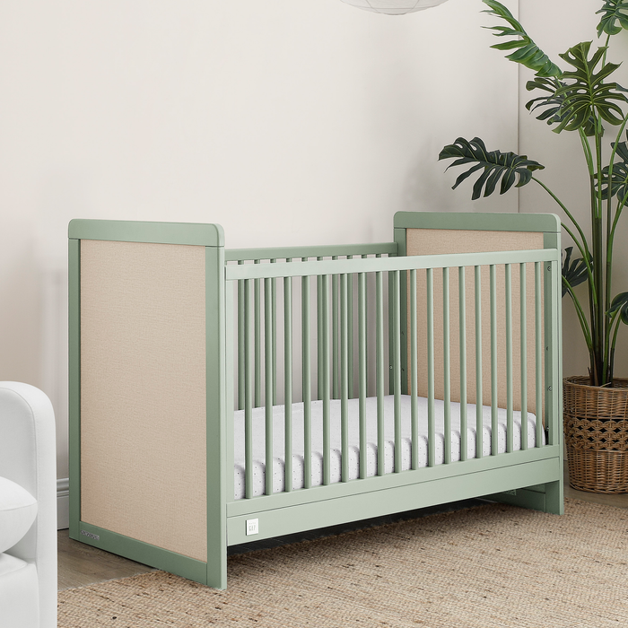 1x1W104130 368 Liam Crib Sage Green wNatural Lifestyle 11 1-babyGap Liam Collection