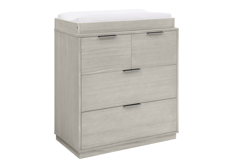 Rustic Mist (1373) 61-Forever 4 Drawer Dresser with Changing Top and Interlocking Drawers - Naturals Collection
