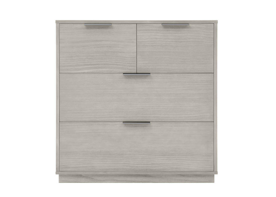 Rustic Mist (1373) 64-Forever 4 Drawer Dresser with Changing Top and Interlocking Drawers - Naturals Collection