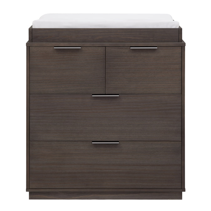 DCB: Rustic Grey (084) 79-Forever 4 Drawer Dresser with Changing Top and Interlocking Drawers - Naturals Collection