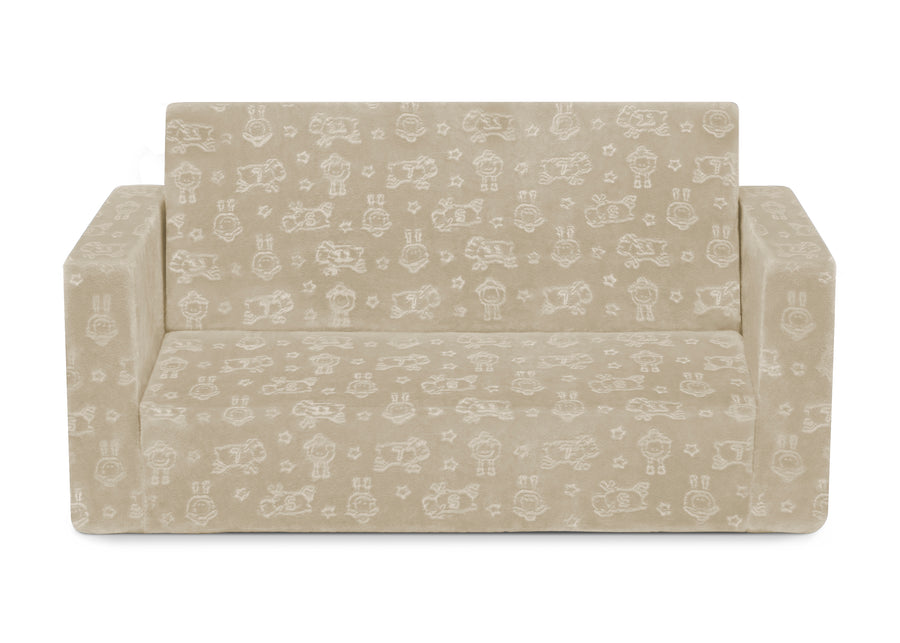 Cream (1669) 23-Perfect Sleeper Extra Wide Convertible Sofa to Lounger