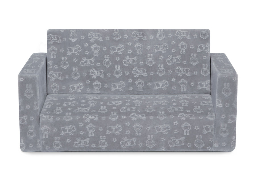 Grey (5057) 4-Perfect Sleeper Extra Wide Convertible Sofa to Lounger