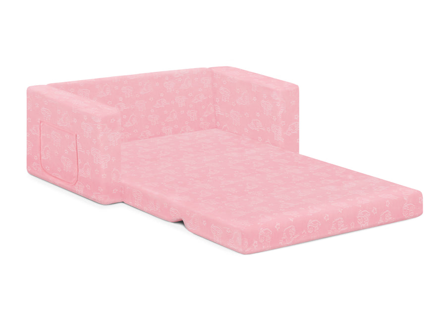 Pink (5059) 17-Perfect Sleeper Extra Wide Convertible Sofa to Lounger