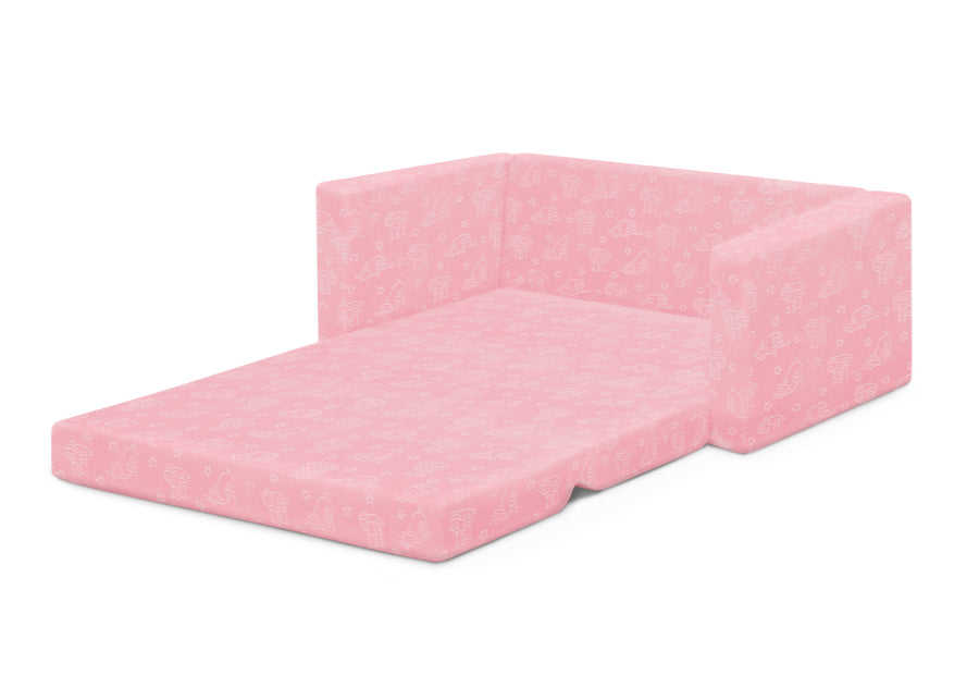 Pink (5059) 16-Perfect Sleeper Extra Wide Convertible Sofa to Lounger