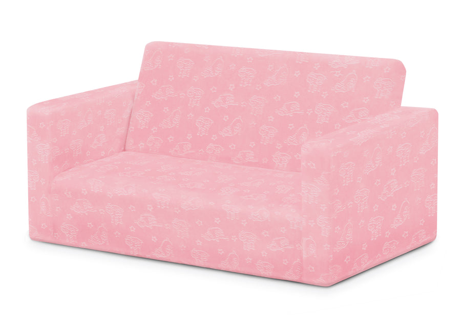 Pink (5059) 14-Perfect Sleeper Extra Wide Convertible Sofa to Lounger
