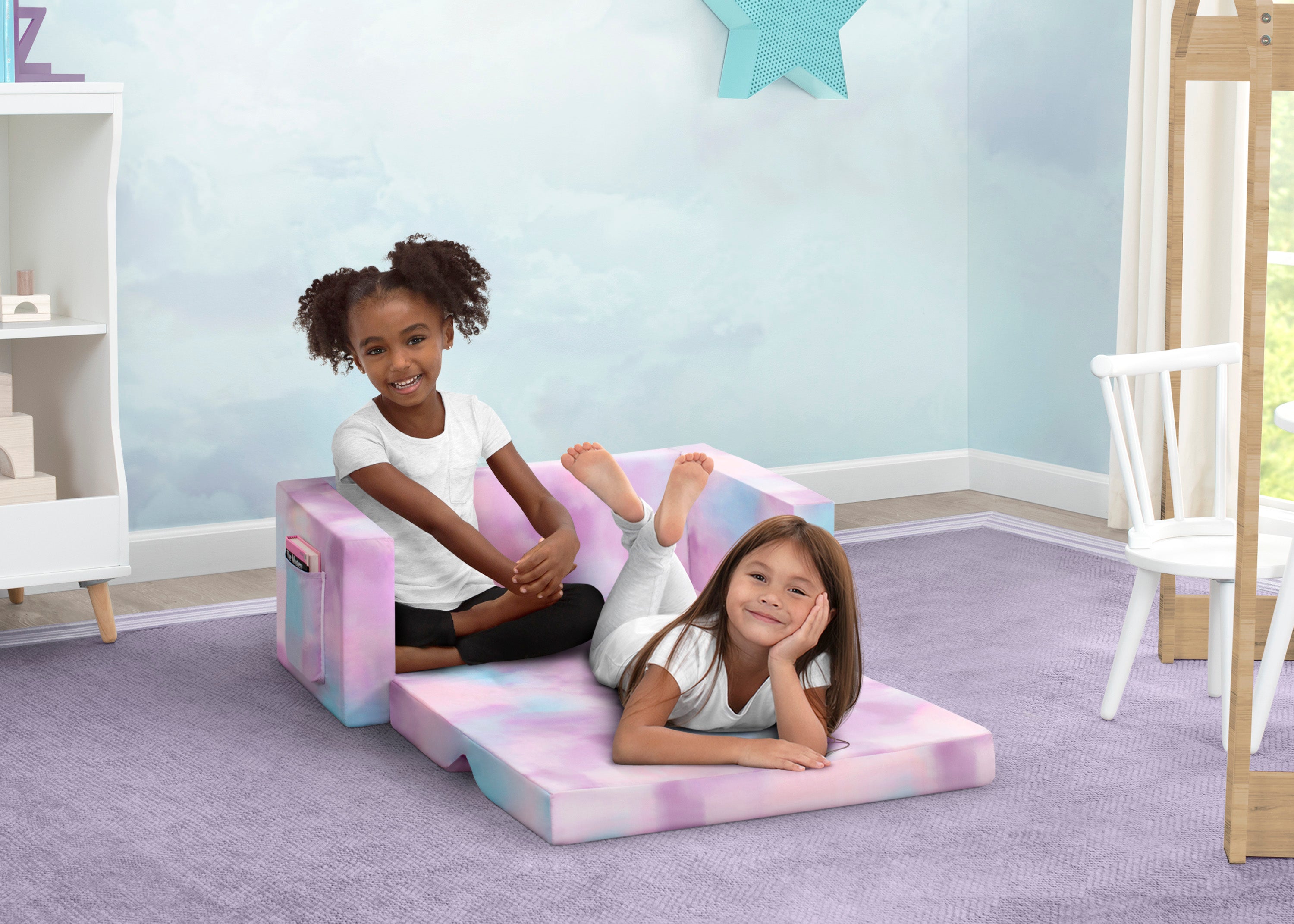 Cozee Flip-Out Sofa - 2-in-1 Convertible Sofa to Lounger | Delta