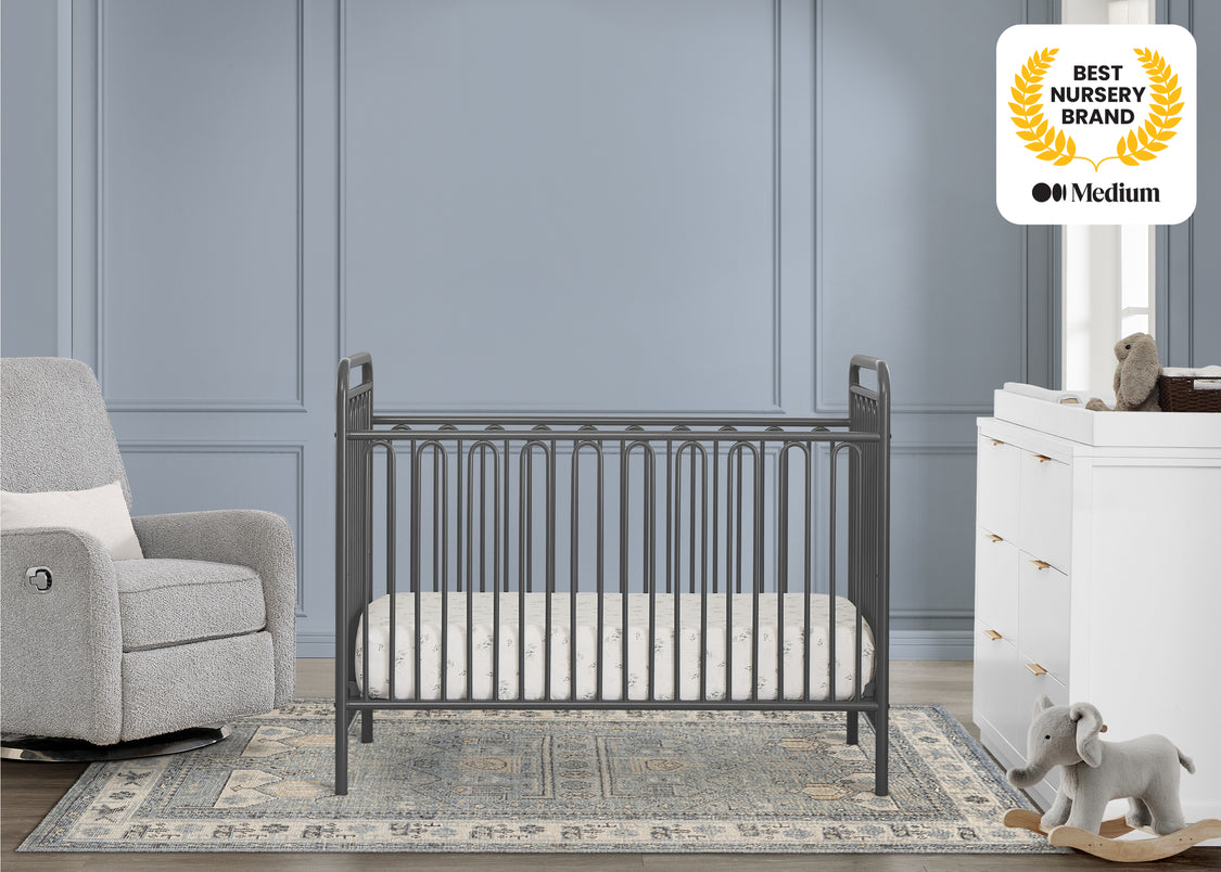 Darcy 4-in-1 Convertible Metal Crib
