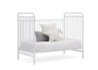 White (1309) 11-Darcy 4-in-1 Convertible Metal Crib