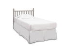 Grey (026) 12-Classic Mini Crib with 2.75-inch Mattress - Convertible to Twin Bed