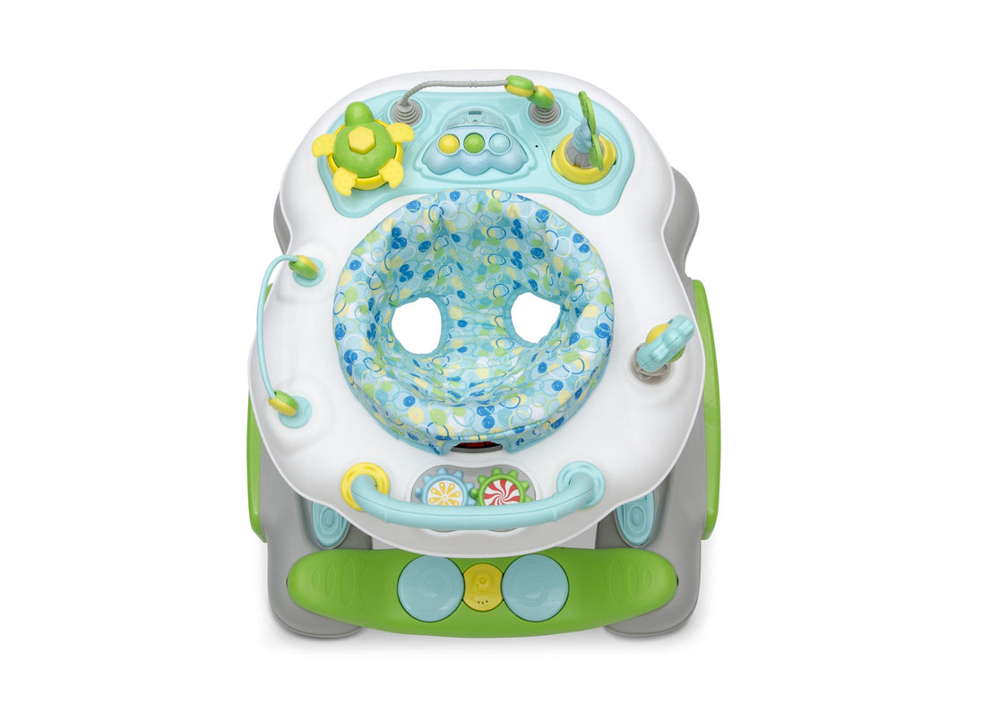 Delta Children Bubbly (2180) 4-in-1 Discover & Play Musical Walker, Top Silo View