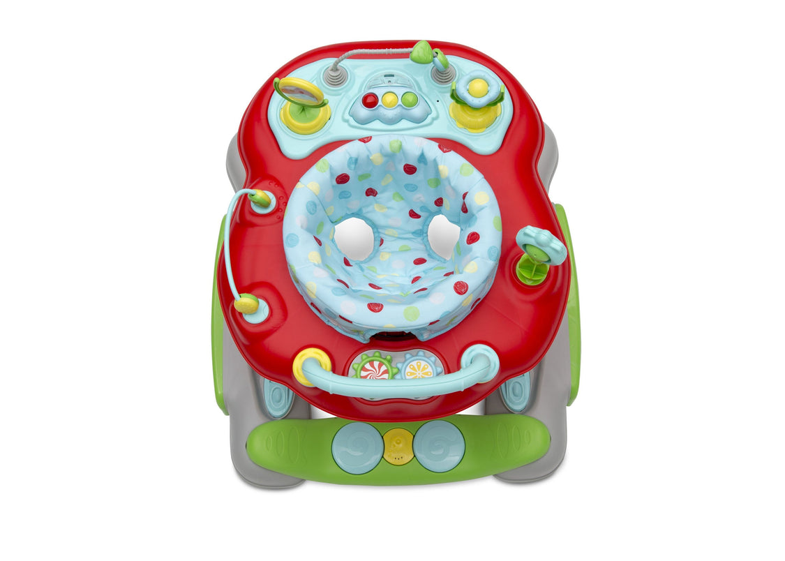 Delta Children Scribble (2181) 4-in-1 Discover & Play Musical Walker, Top Silo View