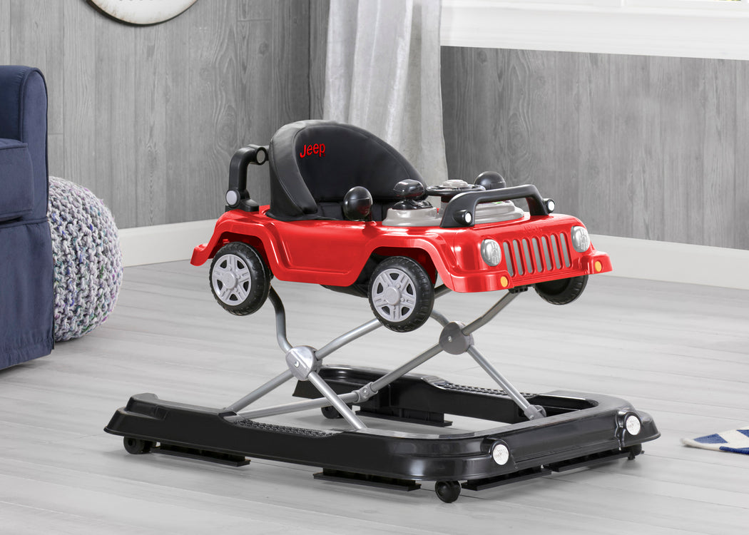  Jeep® Classic Wrangler 3-in-1 Grow With Me Walker, Anniversary Red (2312), Full View