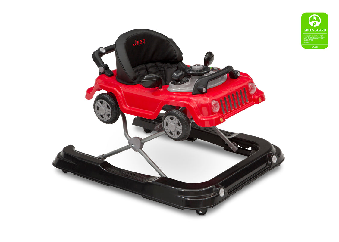  Jeep® Classic Wrangler 3-in-1 Grow With Me Walker, Anniversary Red (2312), Full View