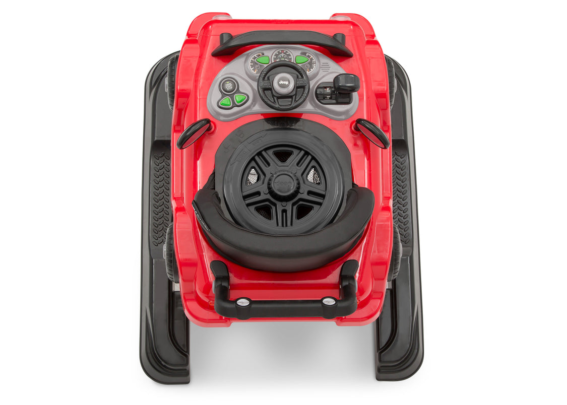  Jeep® Classic Wrangler 3-in-1 Grow With Me Walker, Anniversary Red (2312), Full View