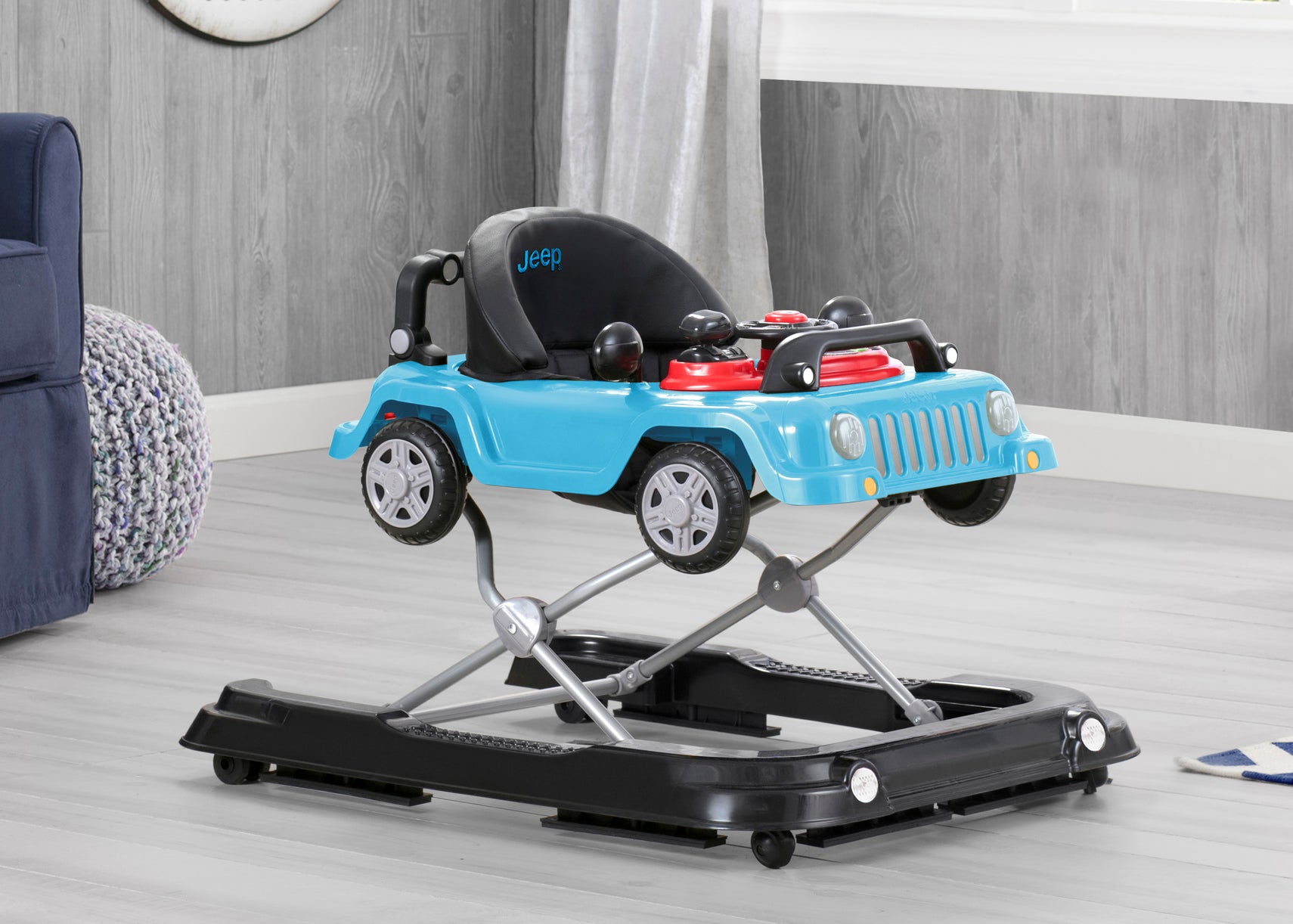Jeep® Classic Wrangler 3-in-1 Grow With Me Walker Blue (2315) Hangtag View