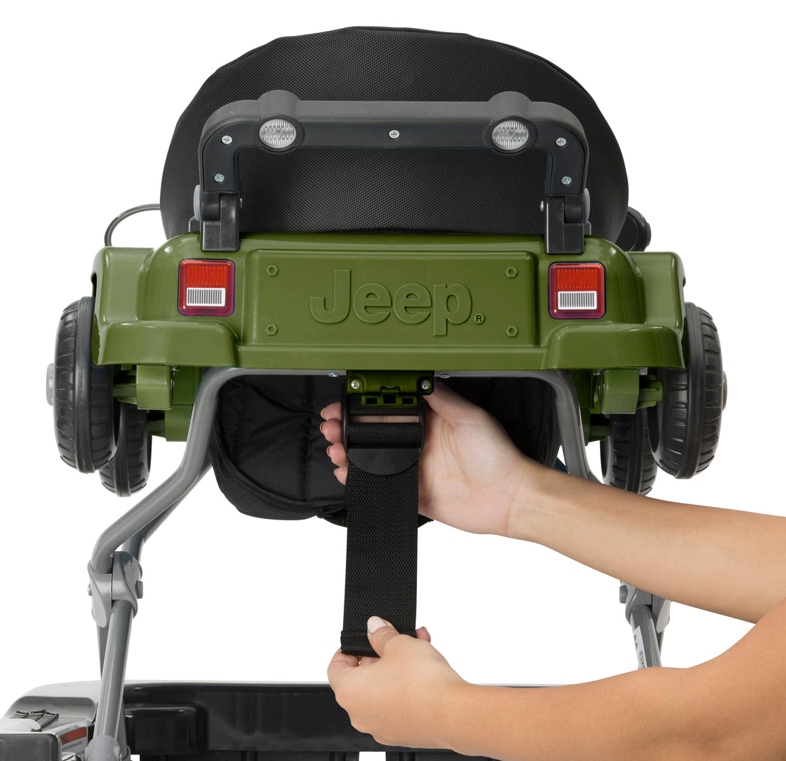  Jeep® Classic Wrangler 3-in-1 Grow With Me Walker, Anniversary Green (348),Adjustable seat height