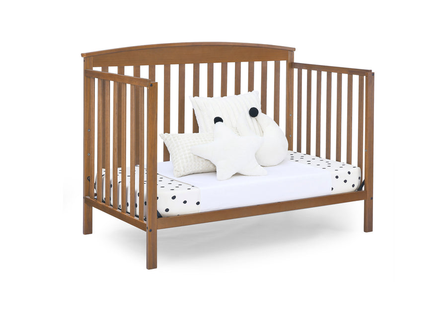 Chestnut (836) 63-Hanover 6-in-1 Convertible Baby Crib