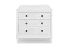 Bianca White (130) 8-Heritage 4 Drawer Dresser with Changing Top and Interlocking Drawers