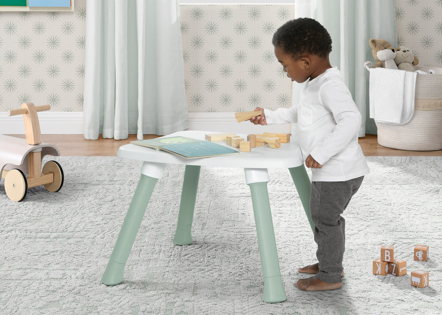 Sage Green (2446) 5-Milestone 6-in-1 High Chair