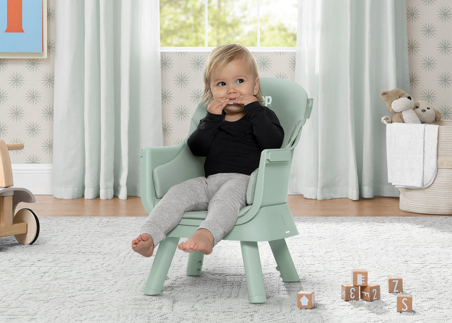 Sage Green (2446) 8-Milestone 6-in-1 High Chair