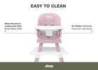 Light Pink (2515) 39-Milestone 6-in-1 High Chair