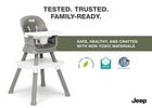 Light Grey (2516) 50-Milestone 6-in-1 High Chair