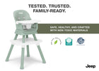 Sage Green (2446) 8-Milestone 6-in-1 High Chair