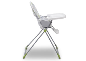 Delta Children EZ Fold High Chair Starburst (388) Adjustable Tray, Side View, a4a 7