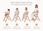 Natural (160) 3-Crave 4-in-1 Convertible High Chair